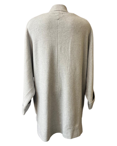 Shona heavy knit open Cardigan - Grey