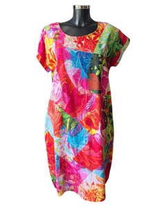 Orientique Jozani print bubble dress