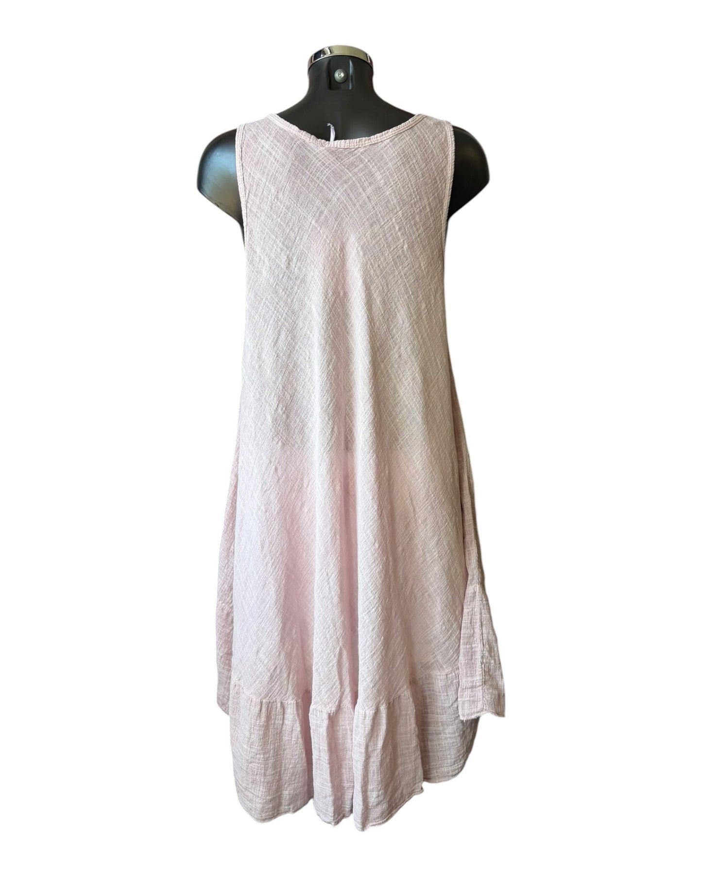 Alice sleeveless bias cut dress - Pink