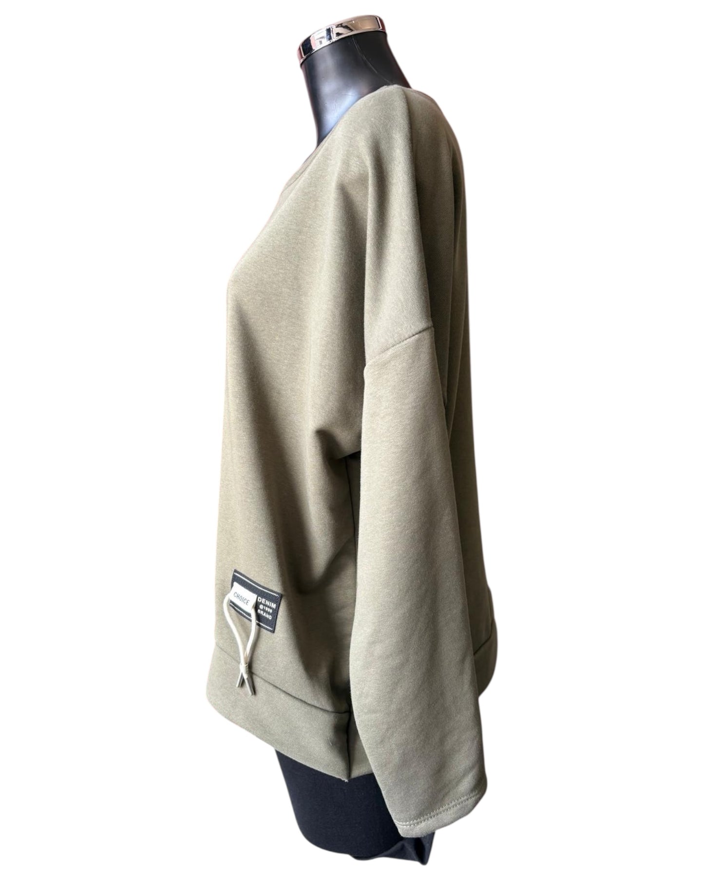 Ellena sweatshirt top - Khaki