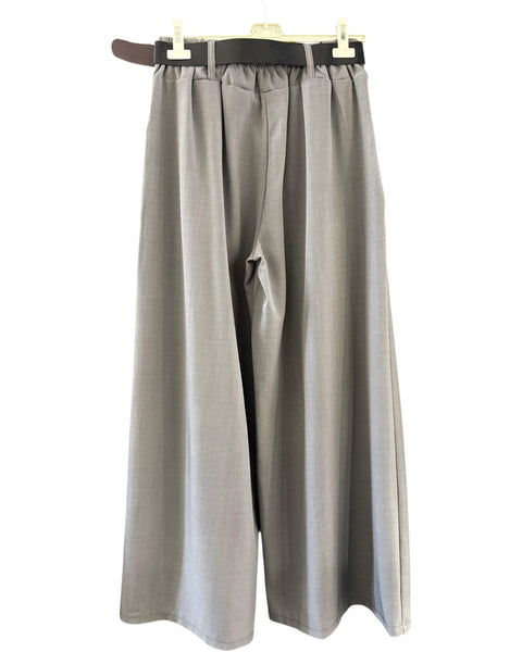 Charlie wide leg trousers - Grey