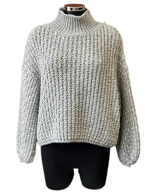 Alice chunky knit jumper - Grey