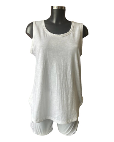 Orientique 100% Organic cotton vest top - White