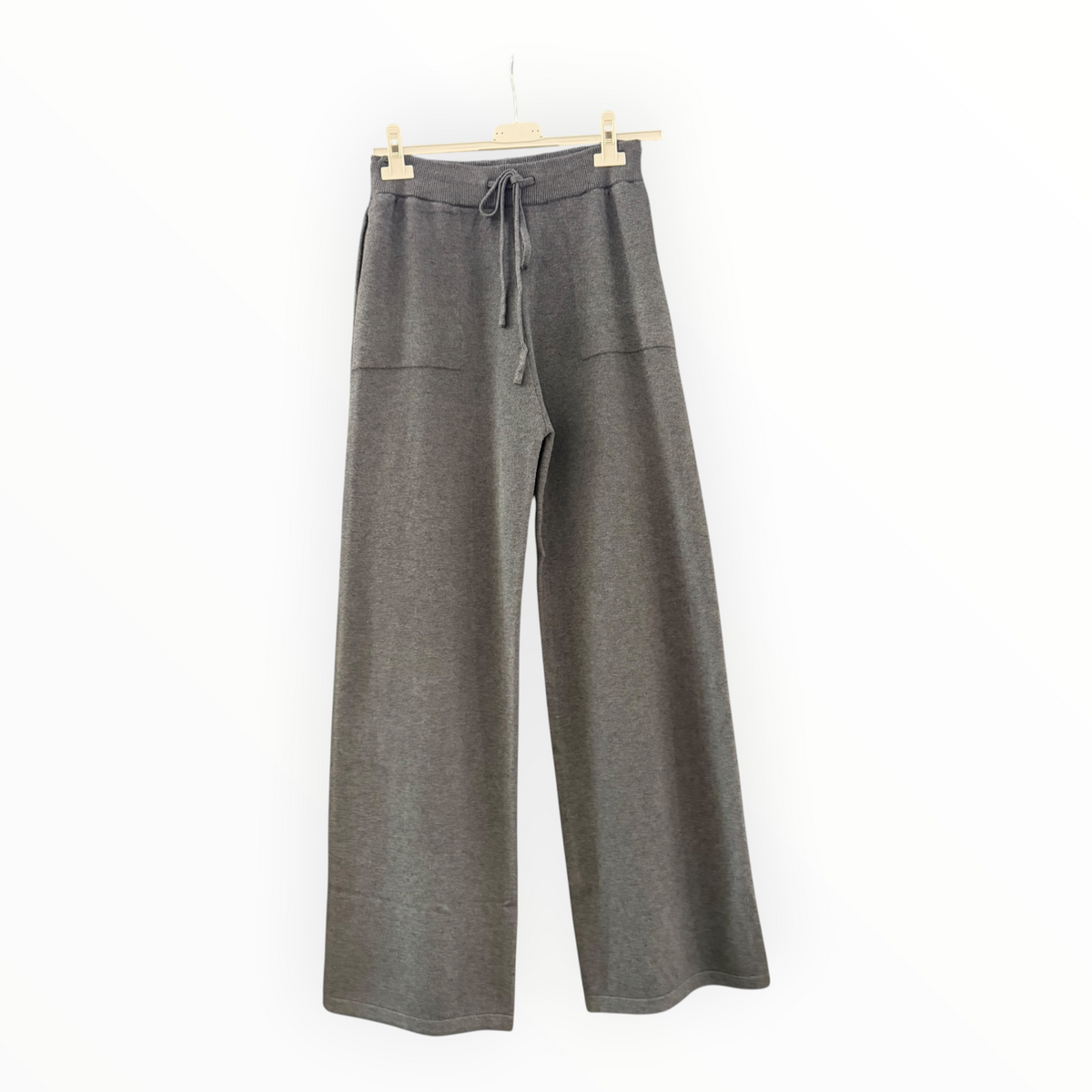 Enya knit wide leg trousers - Grey