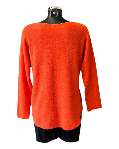 Toni short soft plain jumper - Orange