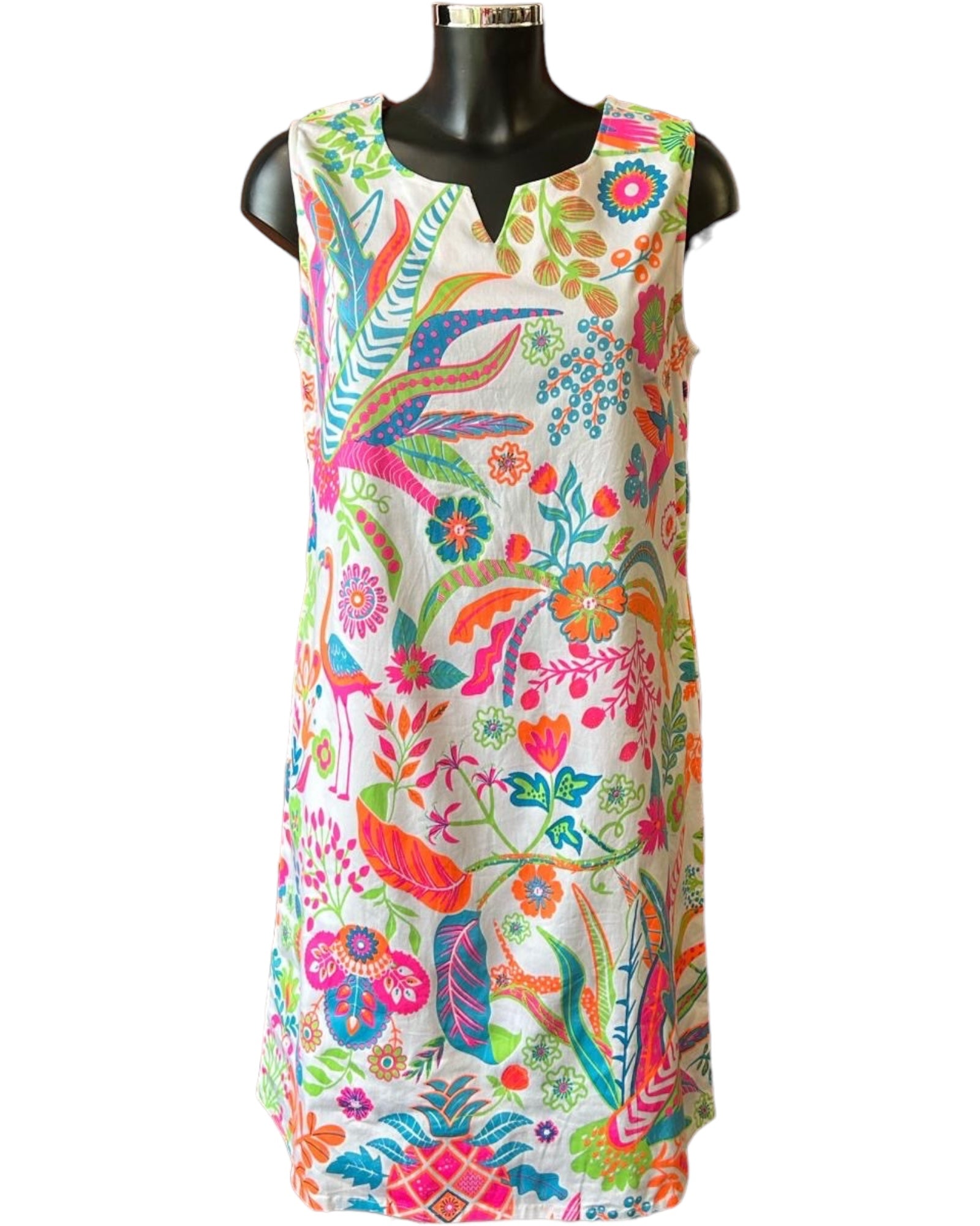 Orientique kusadasi shift dress - White print