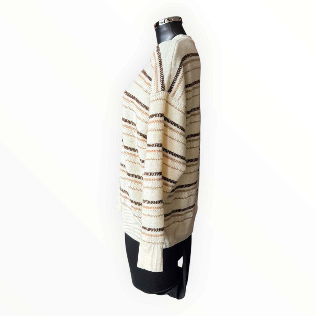 Ellie herringbone stripe jumper