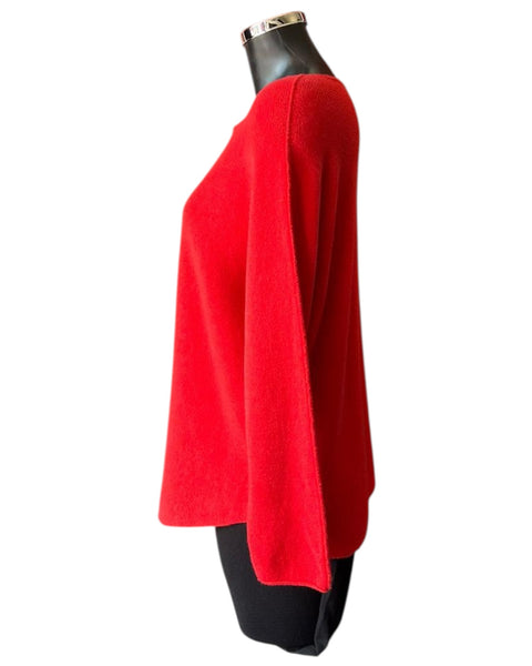 Toni short soft plain jumper - Dark orange
