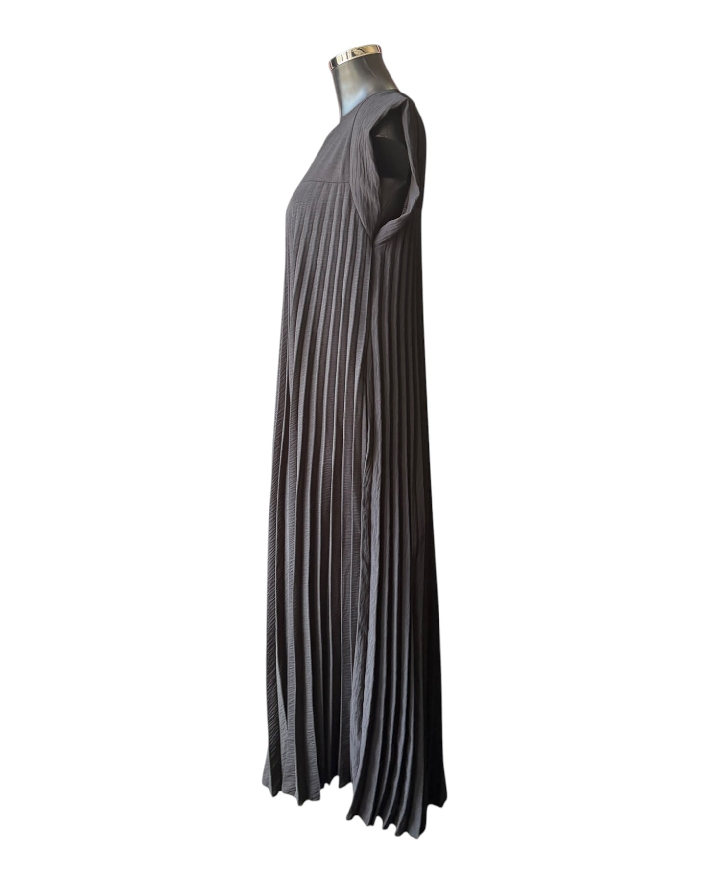 Pixie pleated maxi dress - Black
