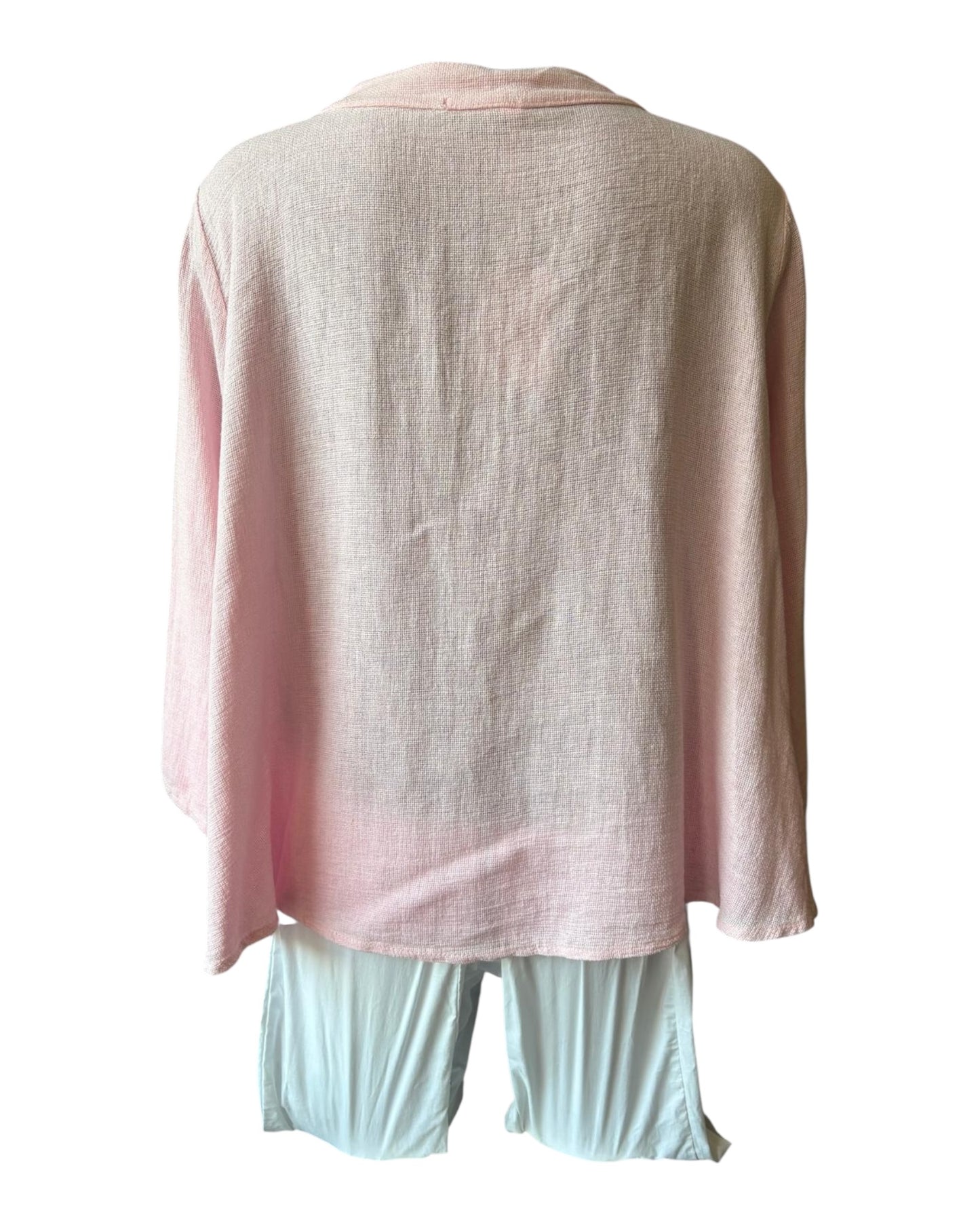 Casey range ruffle front top - Pink