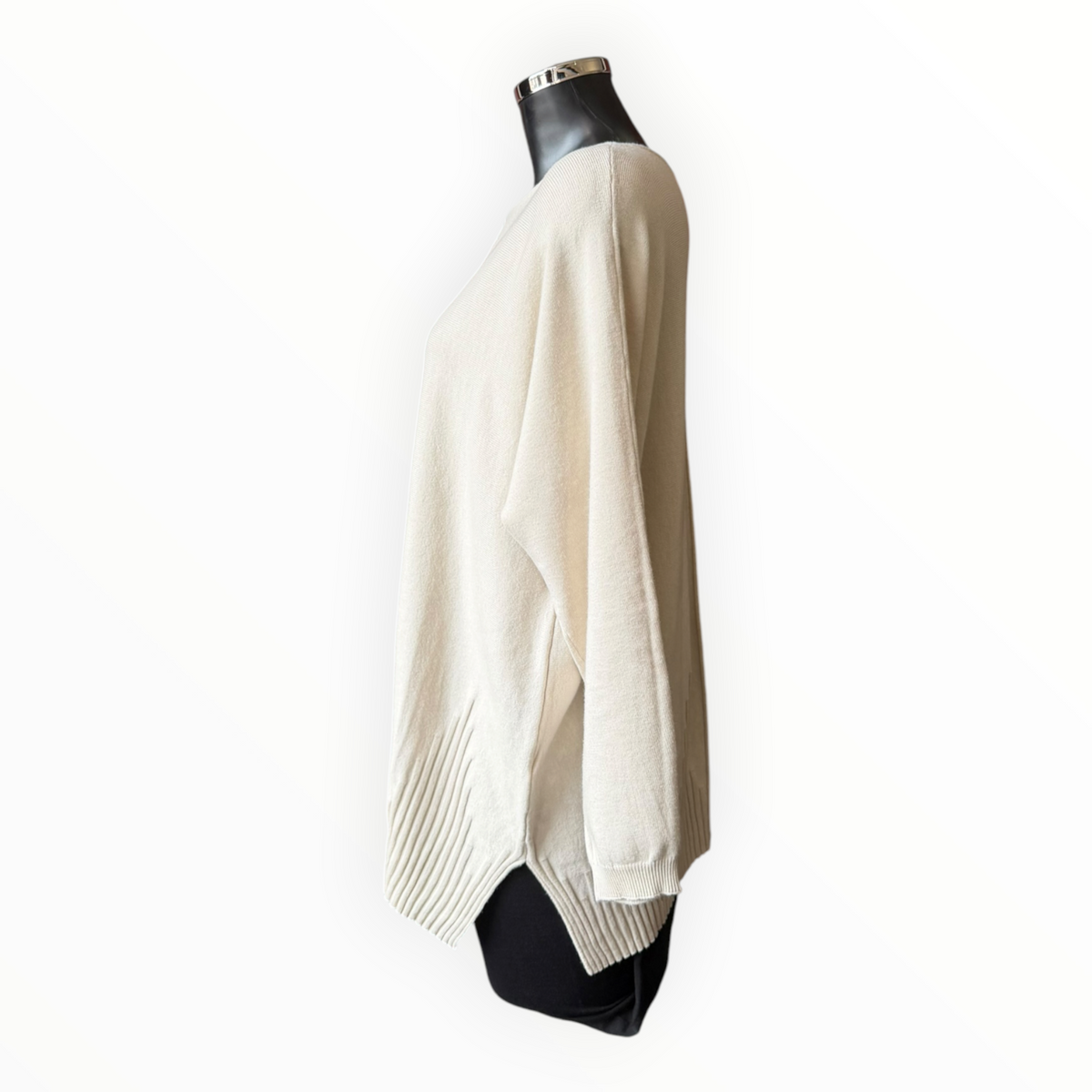 Courtney seam front jumper - Beige