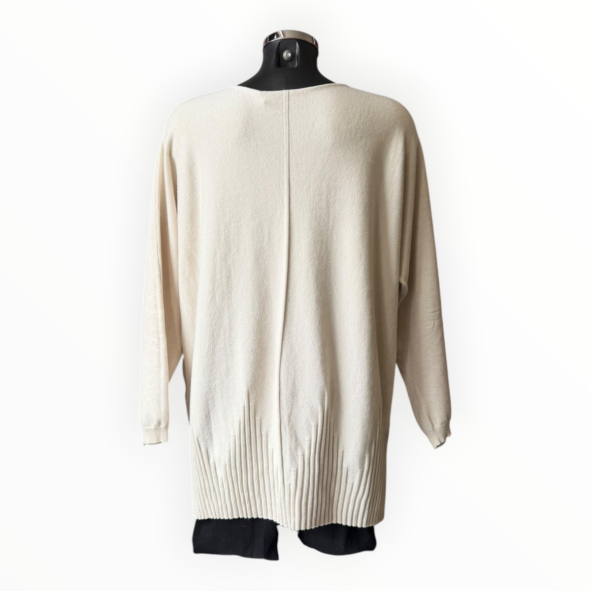 Courtney seam front jumper - Beige