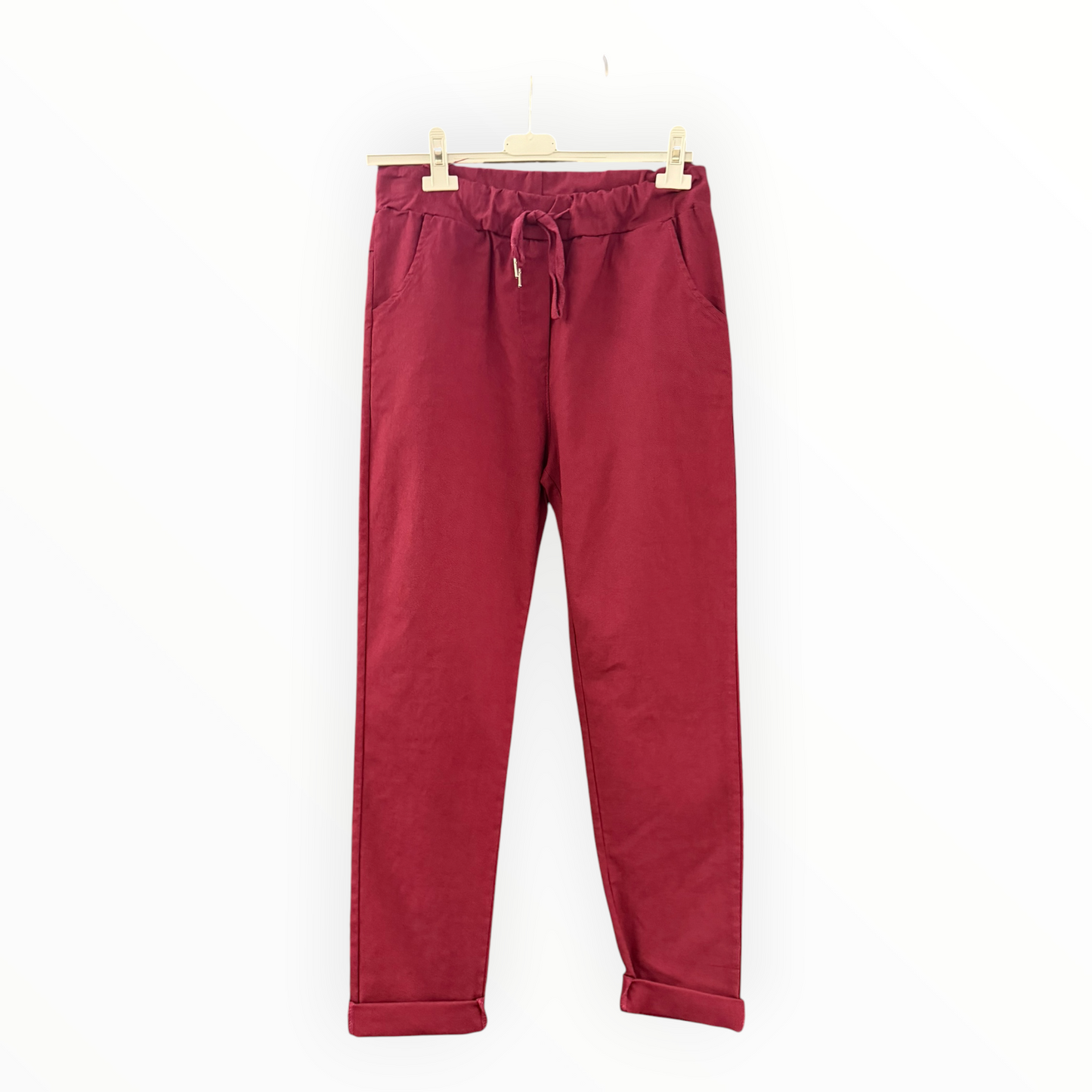 New Aria smooth super stretchy trousers - Wine