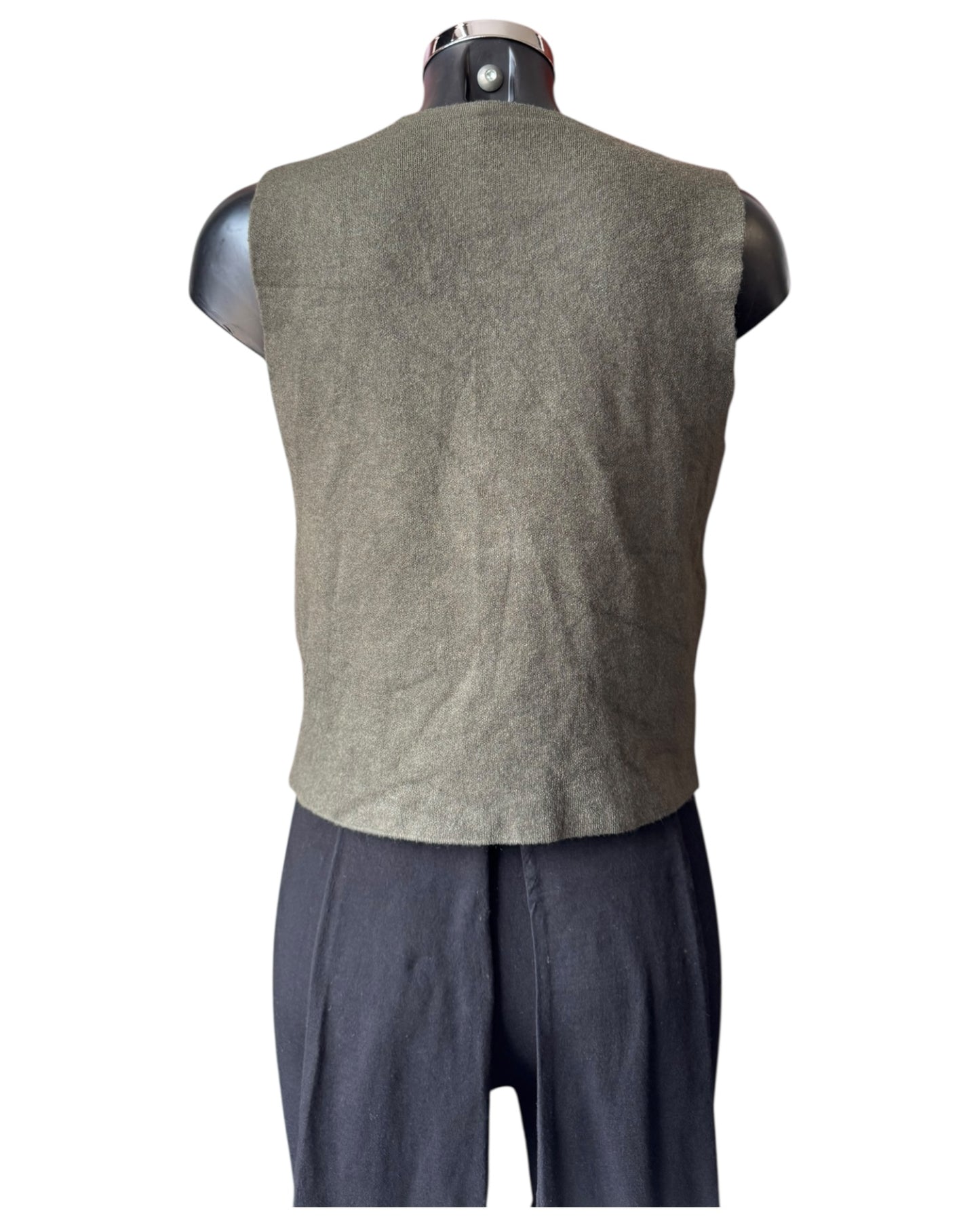 Cassidy knitted waistcoat - khaki
