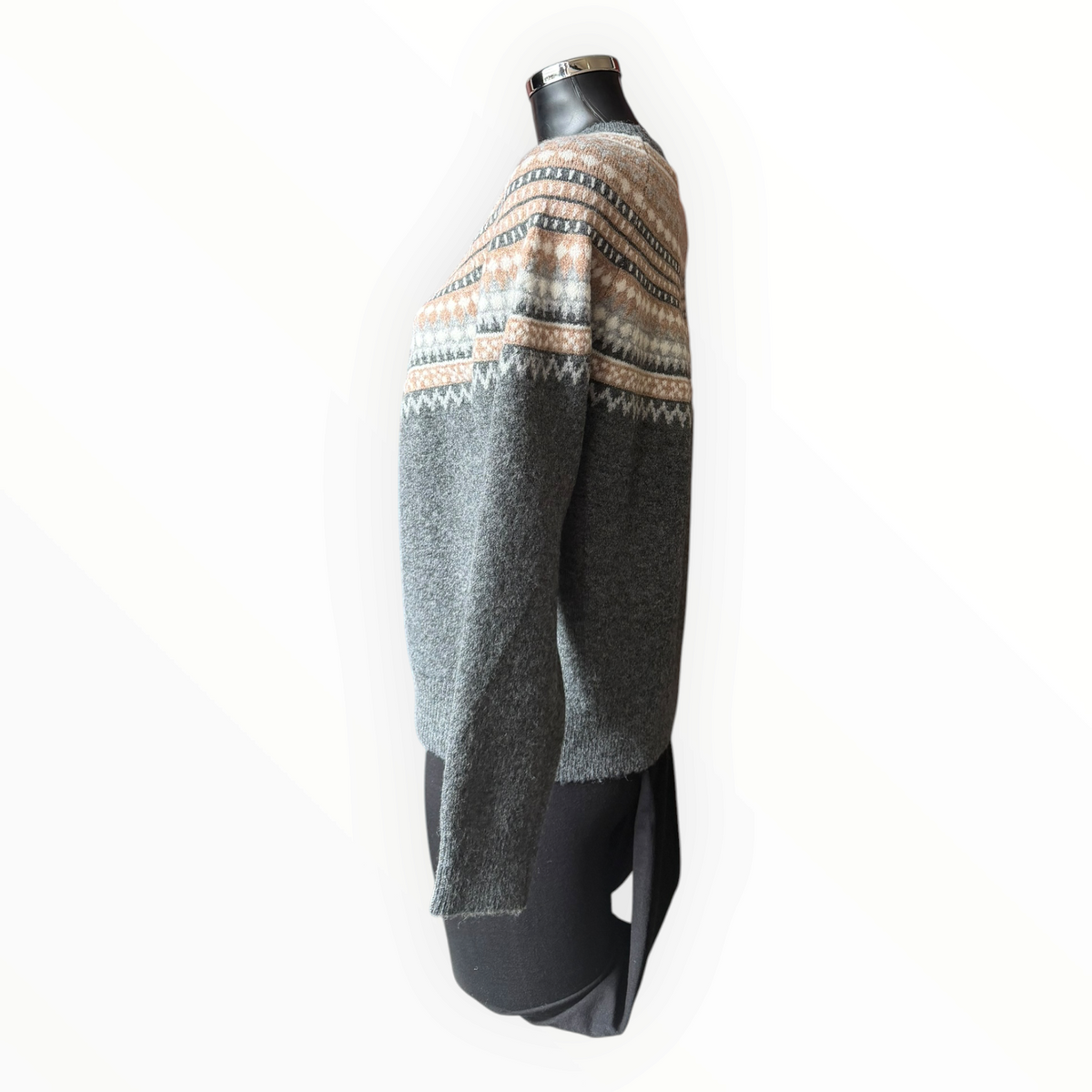 Willow fair isle jumper - Grey