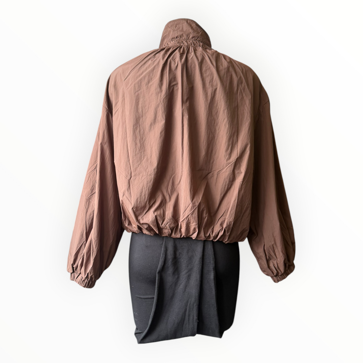 Agatha lightweight bomber jacket - Chocolate