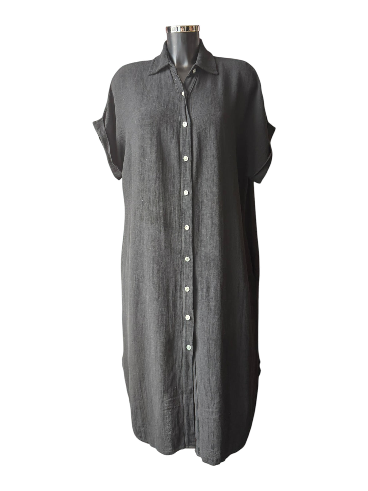 Casey range shirt dress - Black