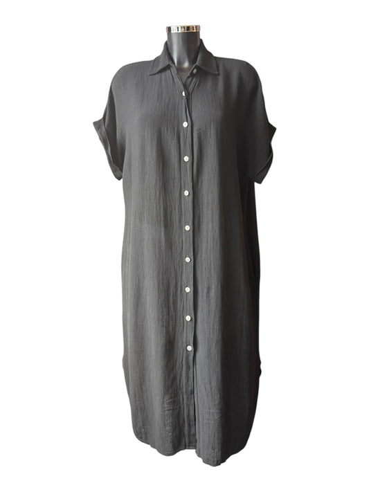 Casey range shirt dress - Black