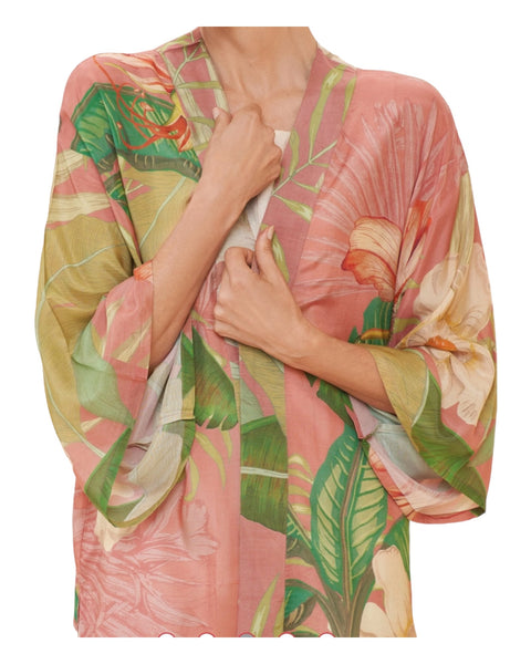 Powder kimono delicate tropical - Candy