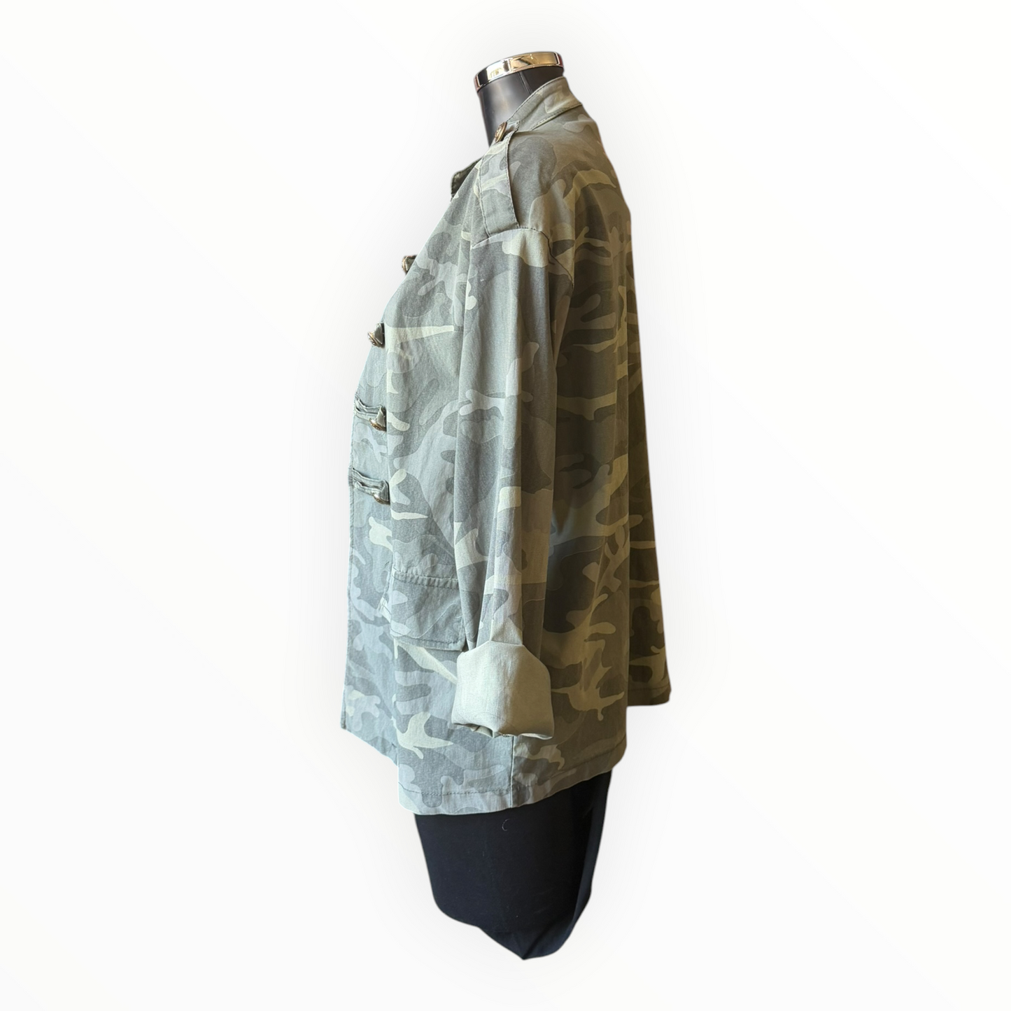 Martha military camouflage jacket - Green mix