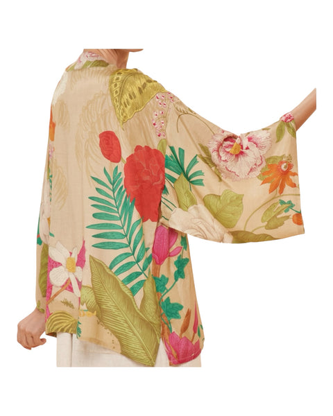 Powder kimono flora and fauna - Coconut