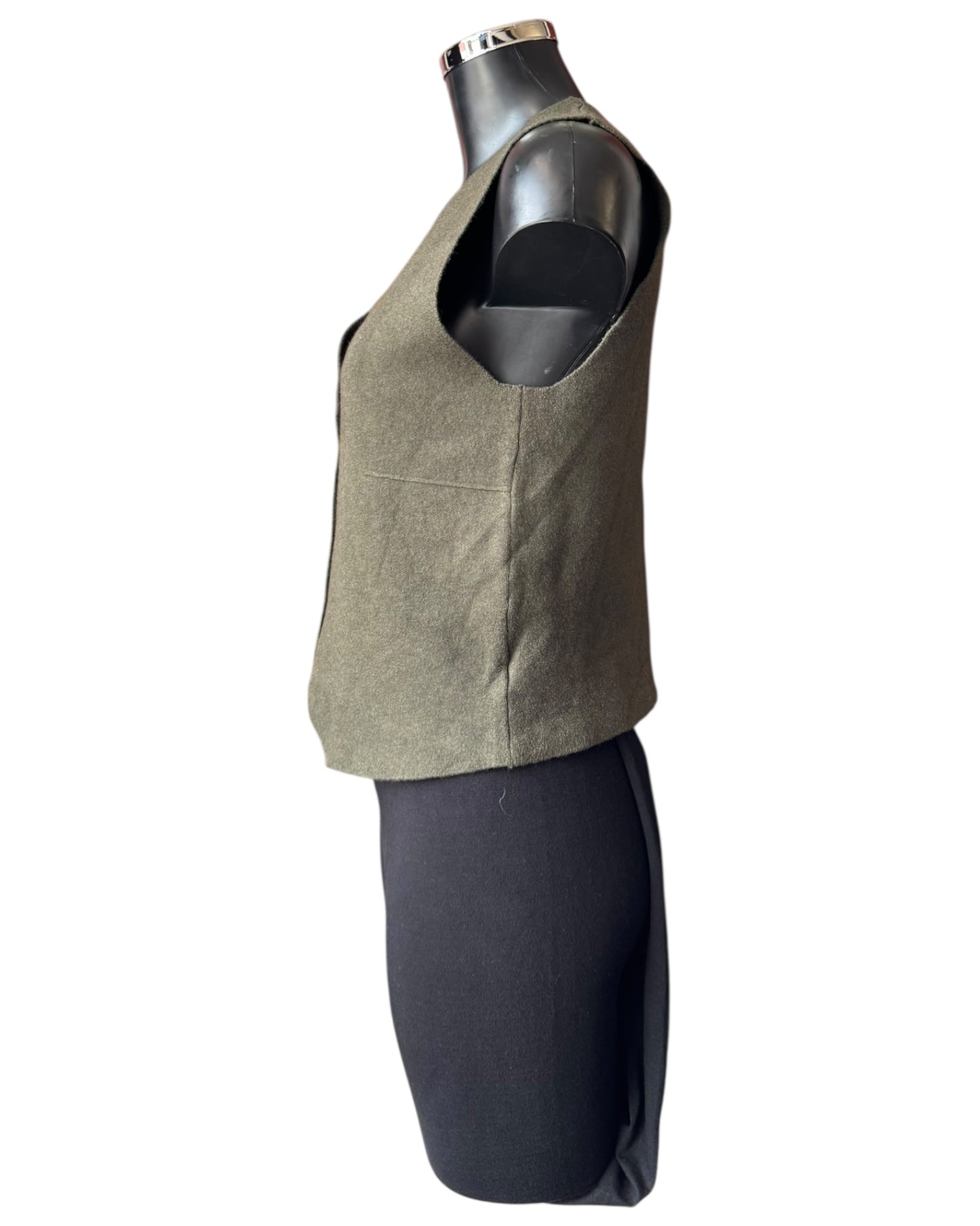 Cassidy knitted waistcoat - khaki