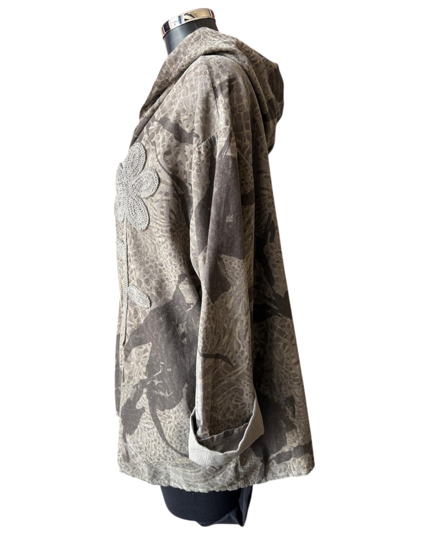 Erica needlecord floral jacket