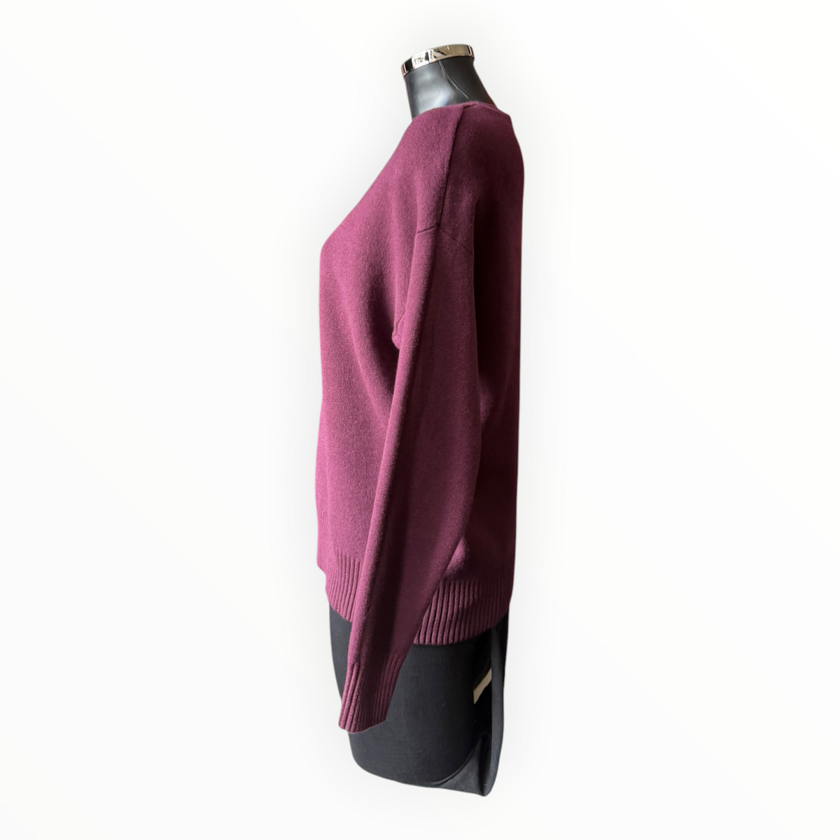 Sadie seam front jumper - Plum