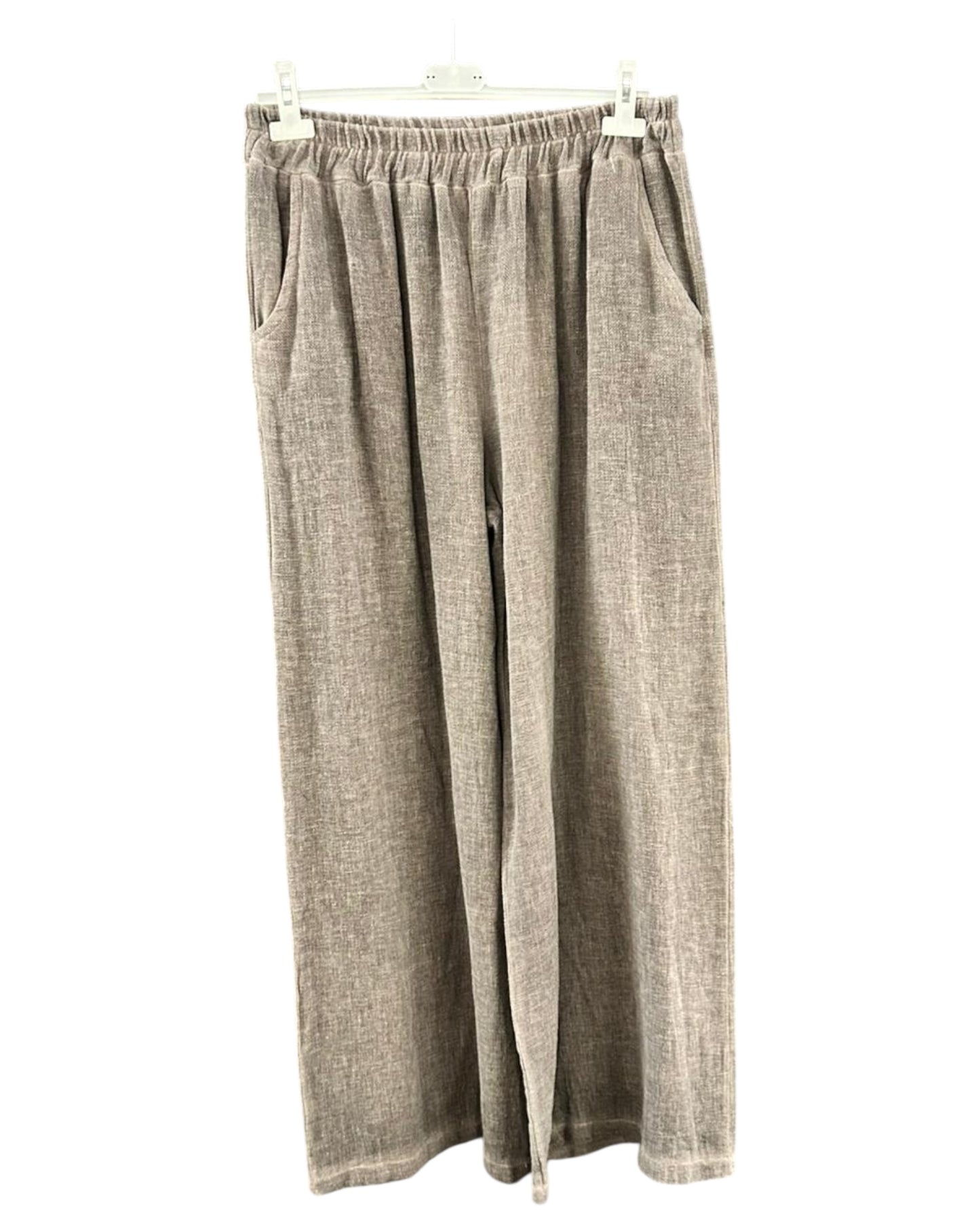 Casey range wide leg trousers - Chocolate