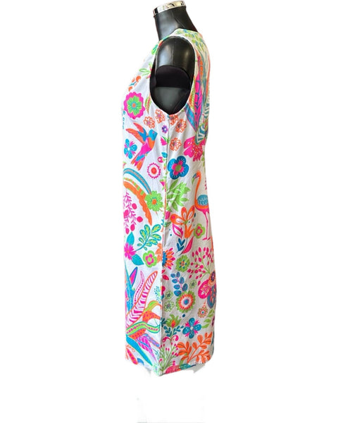 Orientique kusadasi shift dress - White print