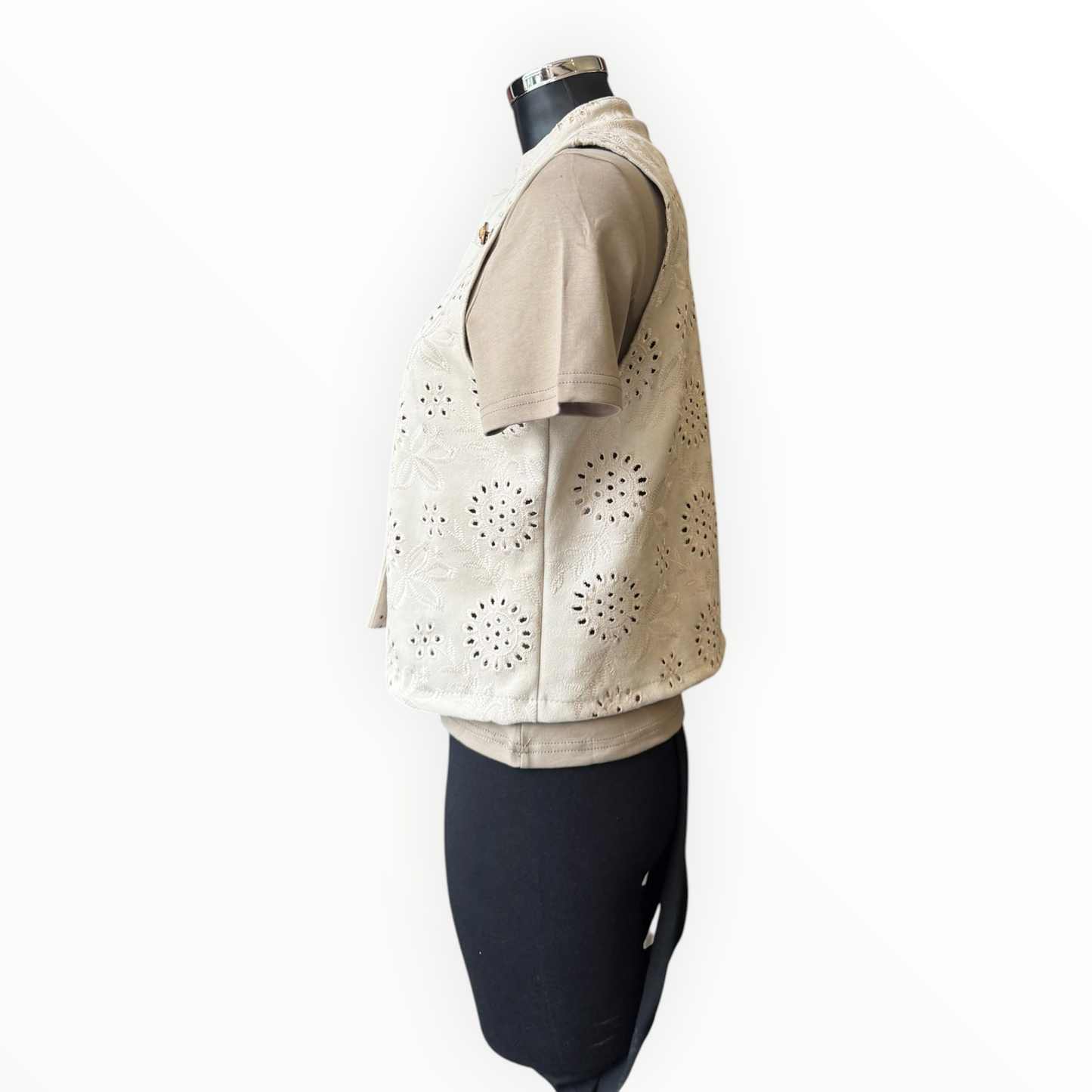 Delilah anglaise military waistcoat - Beige