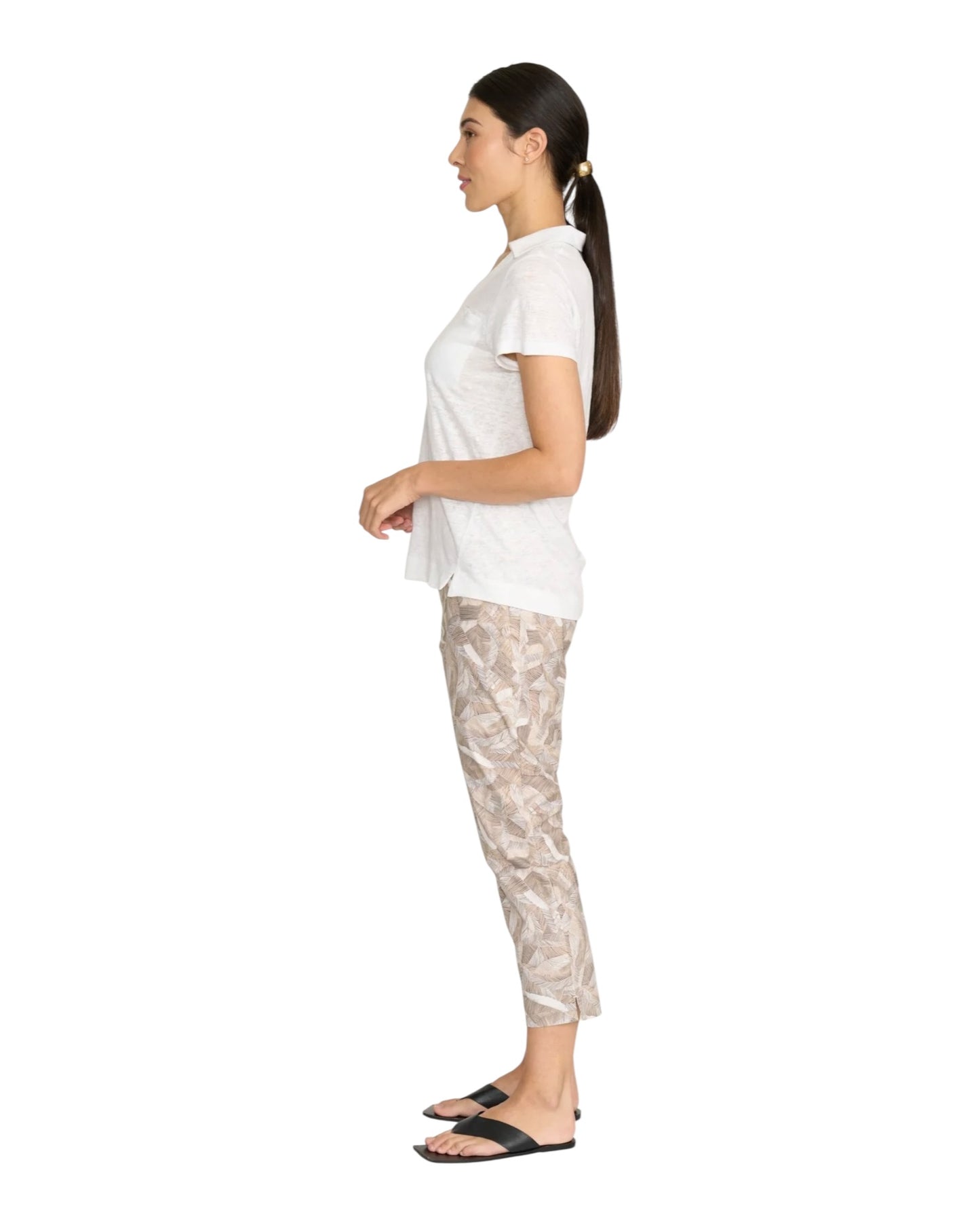 Foil 7/8 signature trapeze trousers - CANOPY