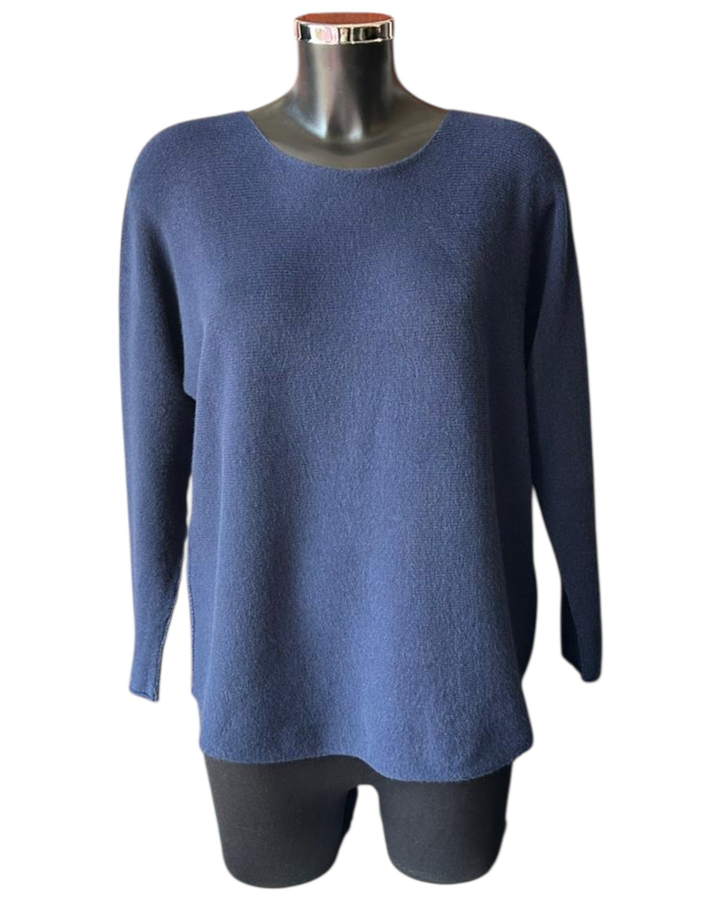 Toni short soft plain jumper - Navy