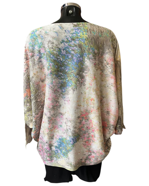 Cassidy lightweight floral jumper - multicolour