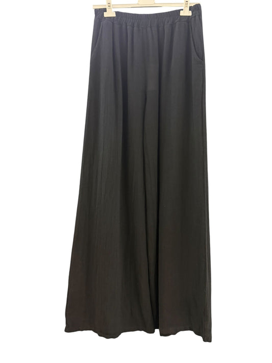 Casey range wide leg trousers - Black