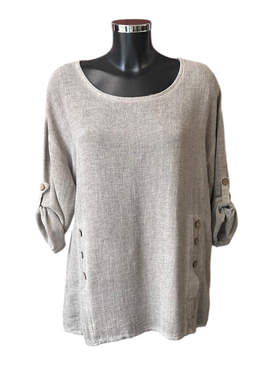 Casey range button sides top - Mocha