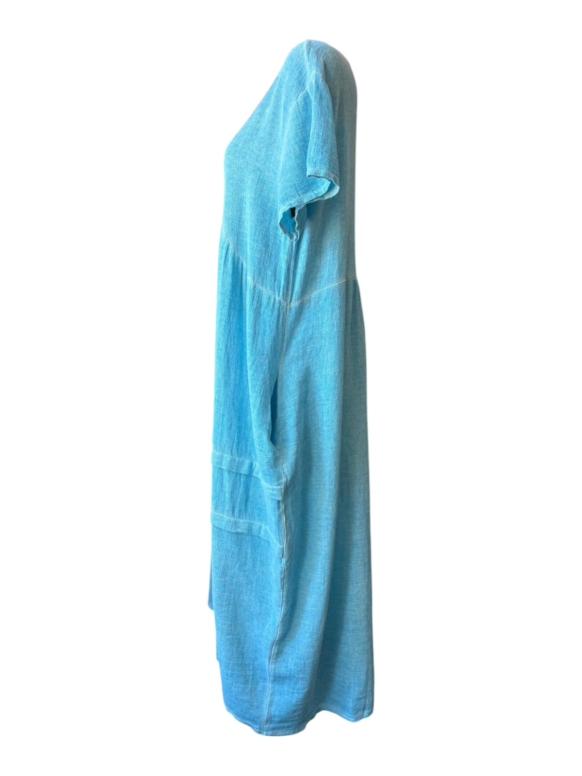 Casey range balloon dress - Aqua