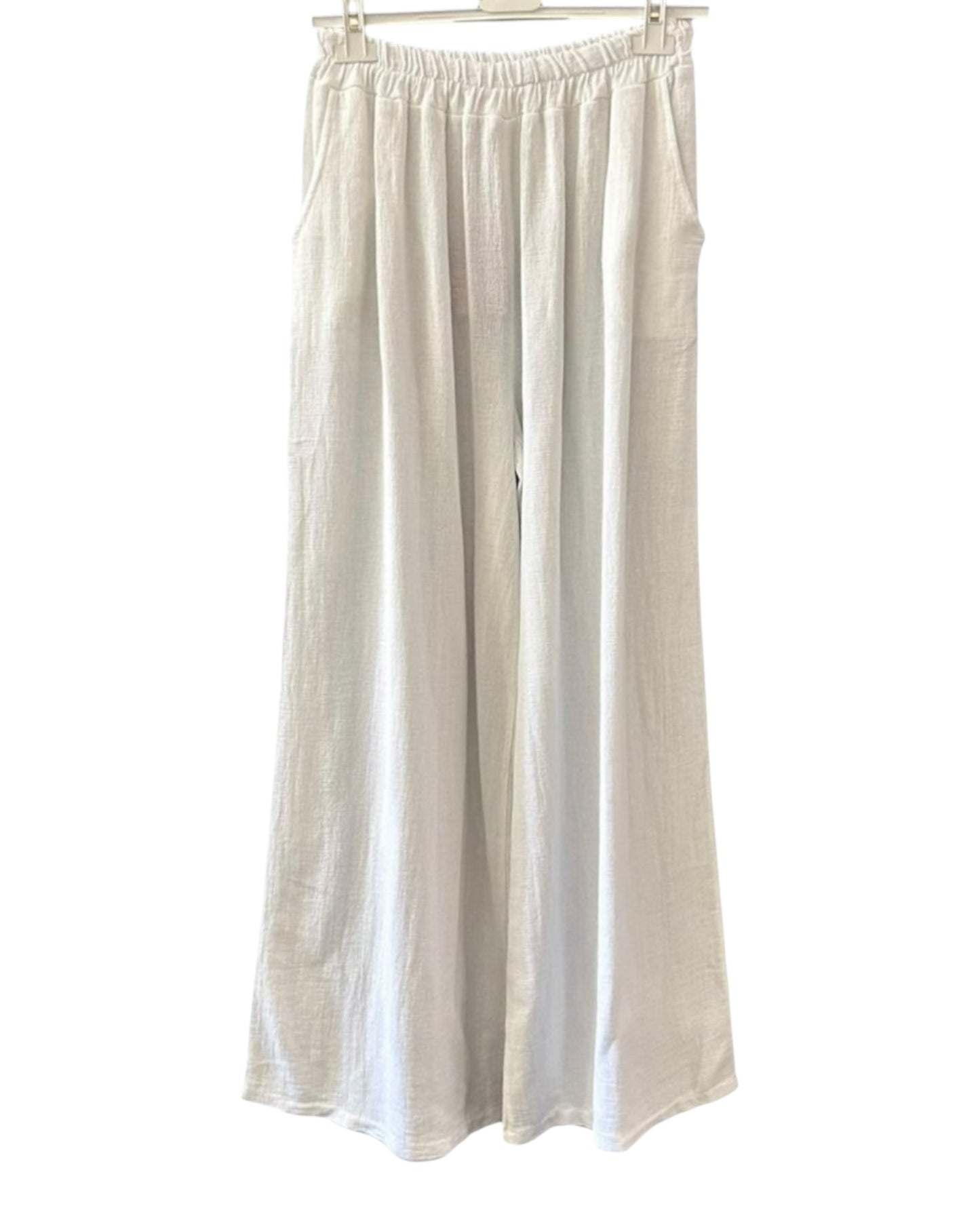 Casey range wide leg trousers - White