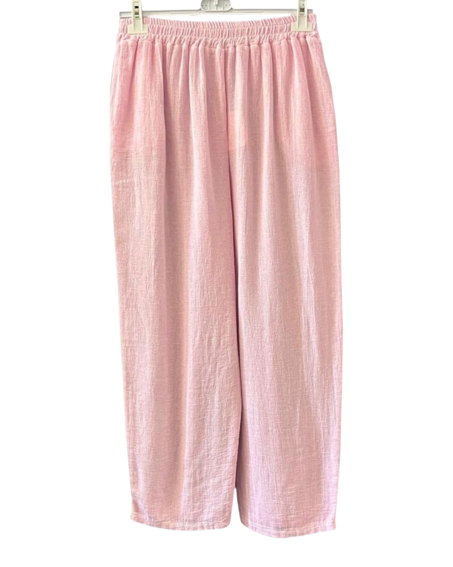Casey range button straight leg trousers - Pink