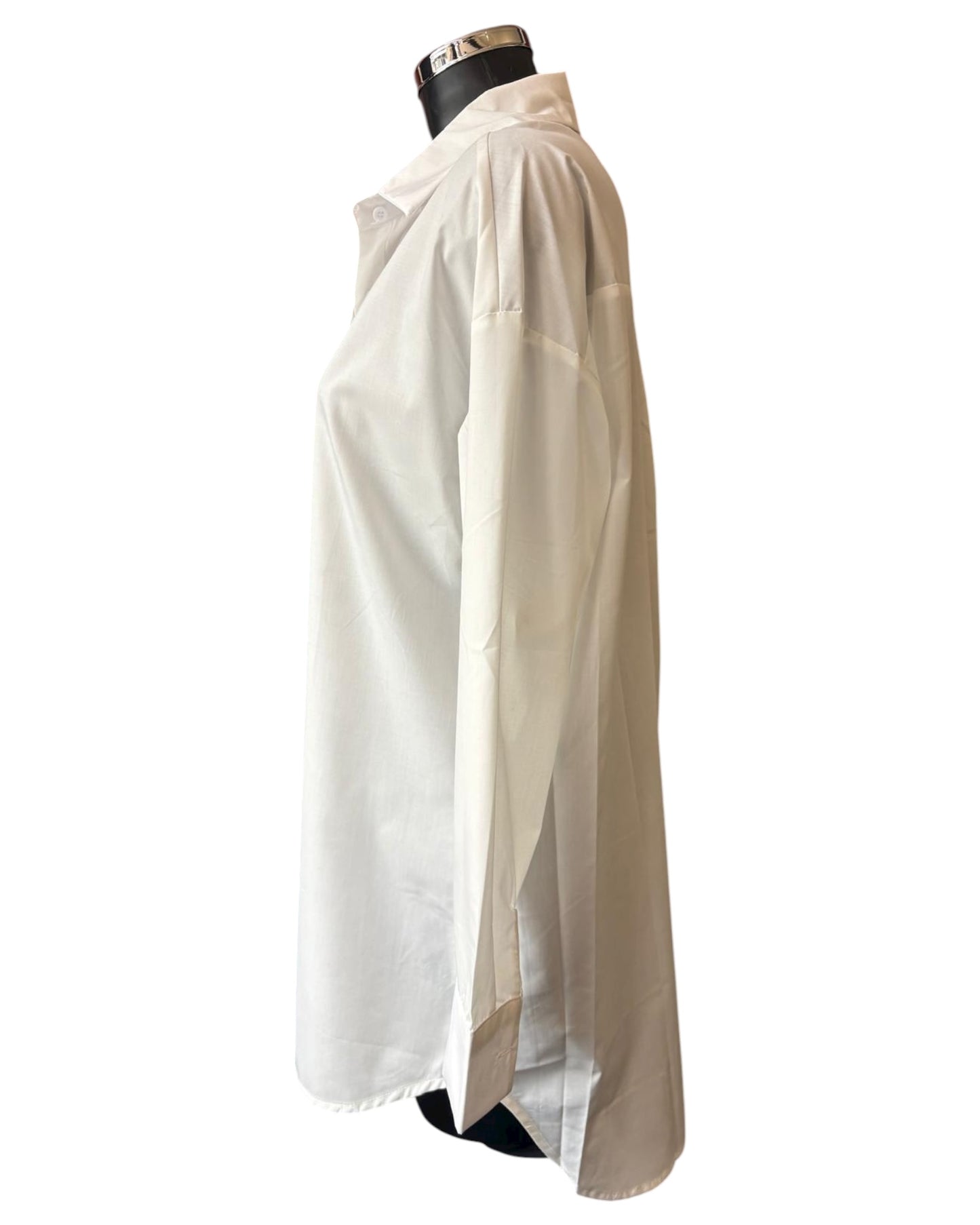 Queenie layering shirt - White