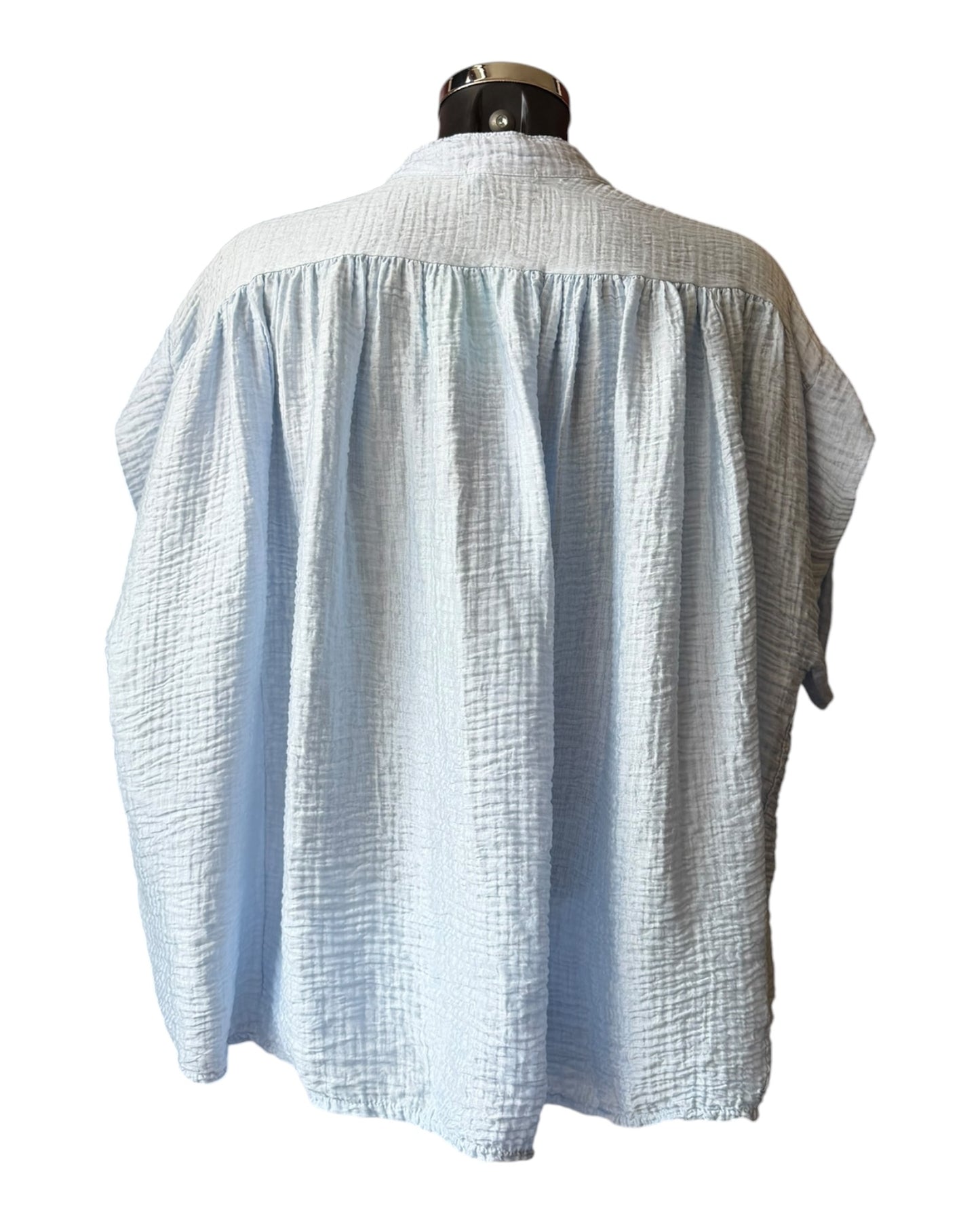 Monica floaty top - blue