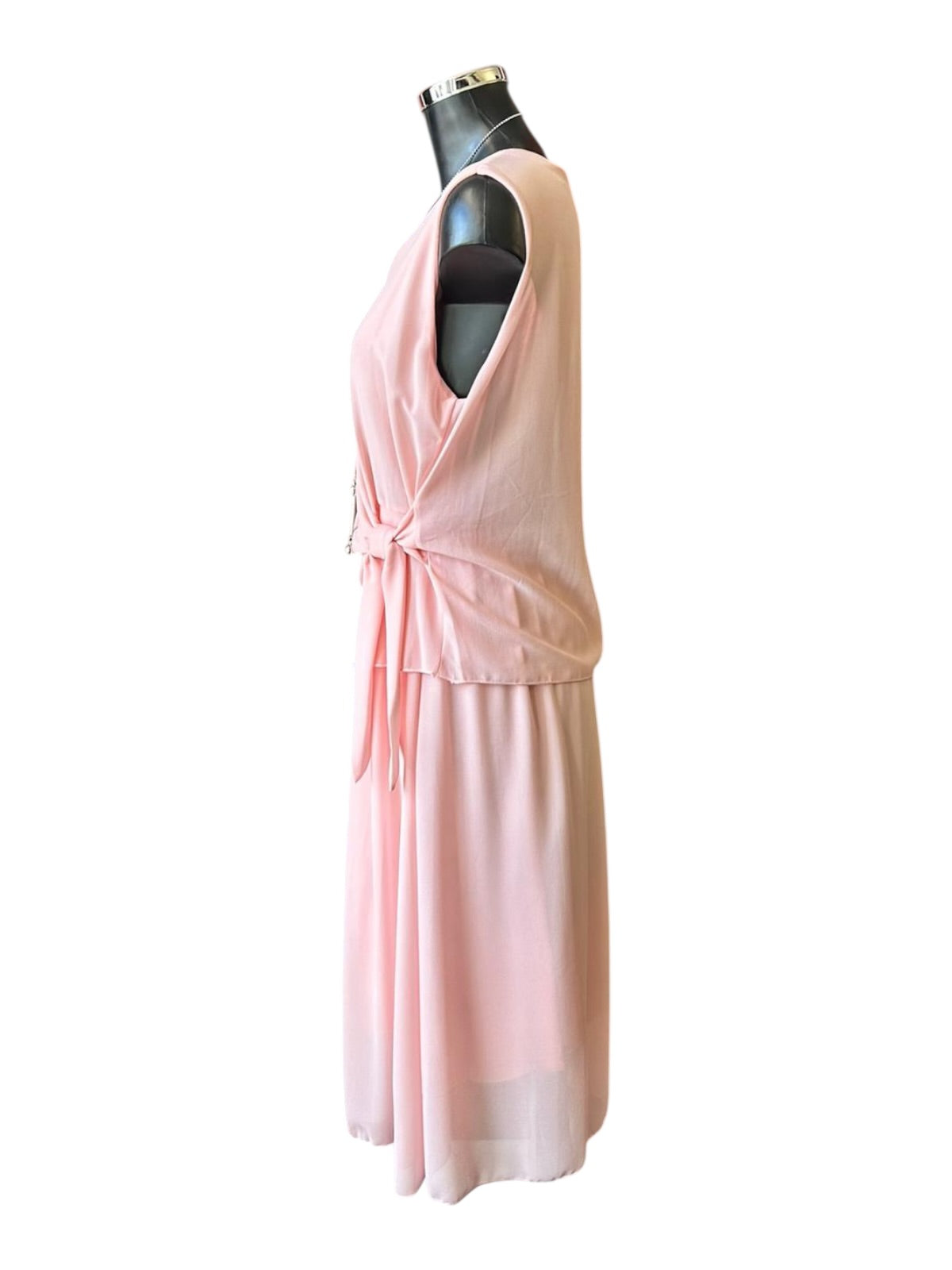 Ruthie chiffon tie side dress - Pink