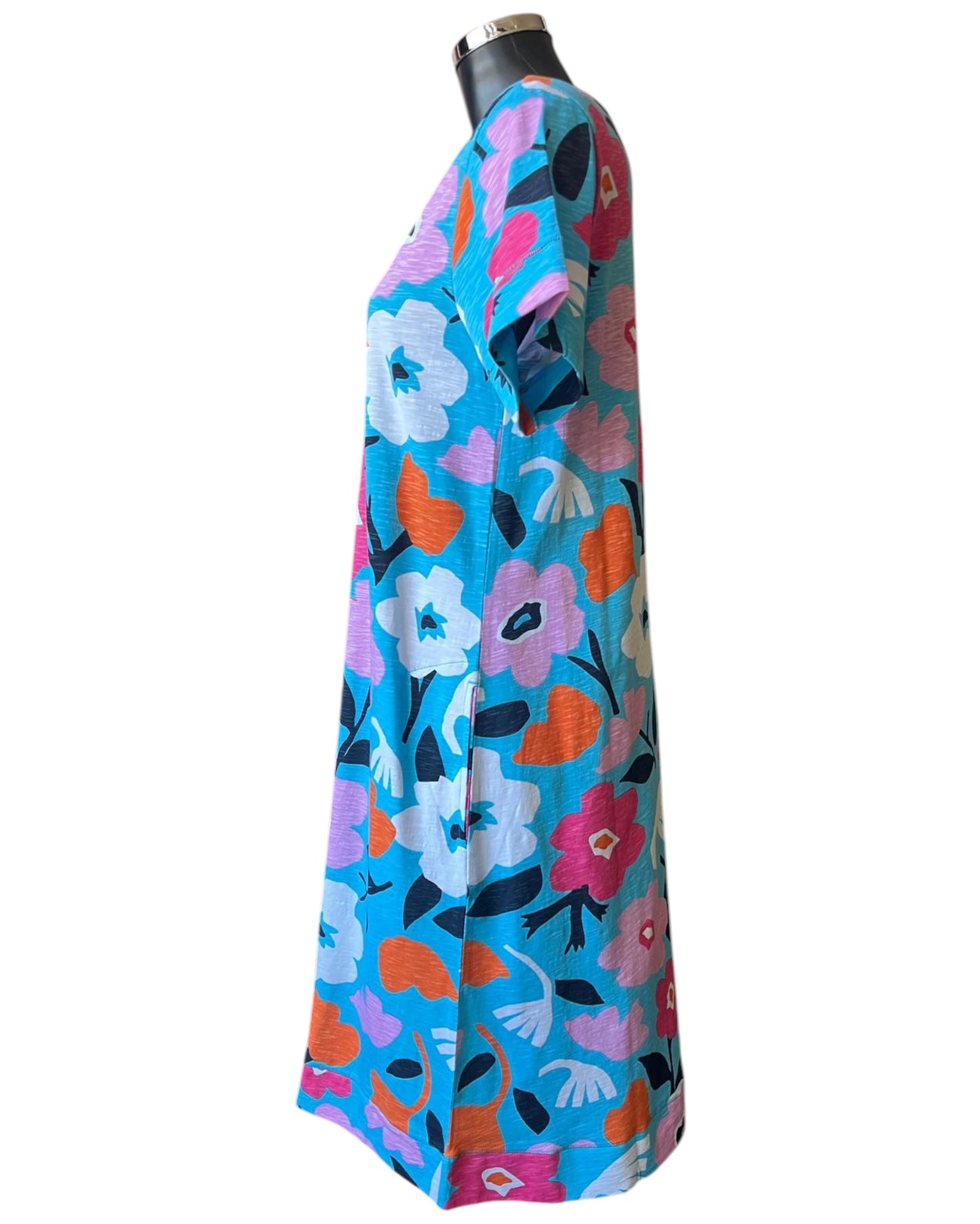 Foil what the frock dress - Bold Blooms