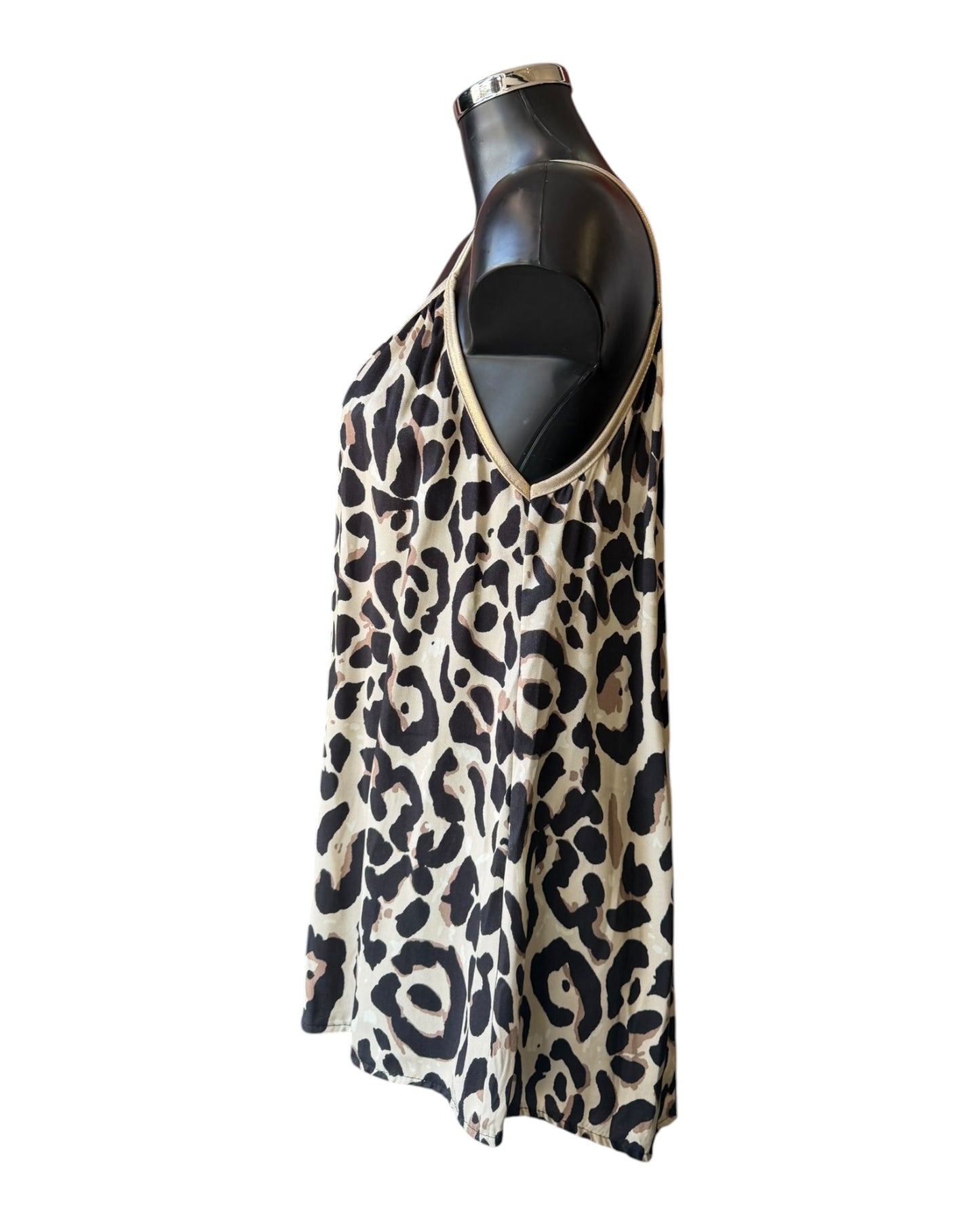 Carla animal print range - strappy vest