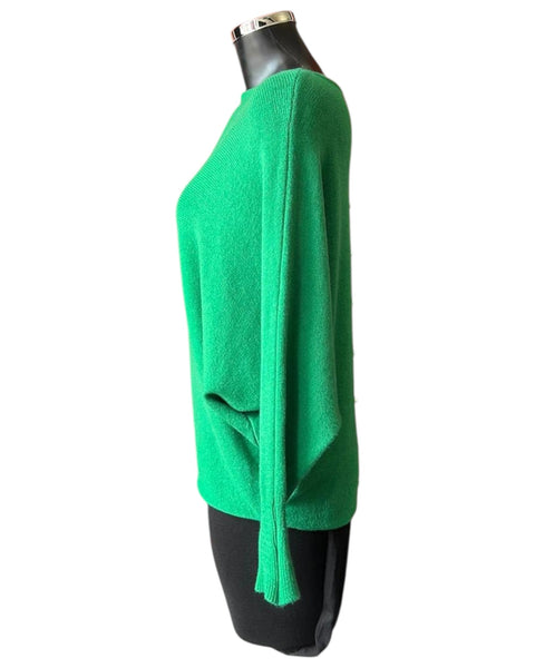 Cassie pearl back batwing jumper - Green