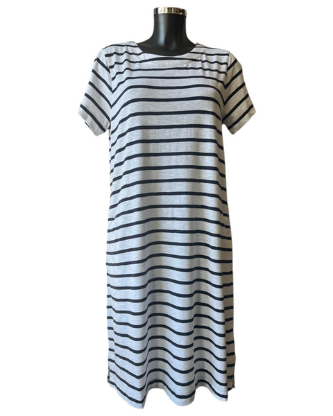 Foil captains choice dress - Breton stripe