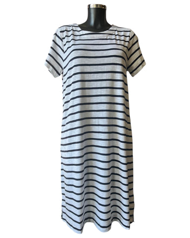 Foil captains choice dress - Breton stripe