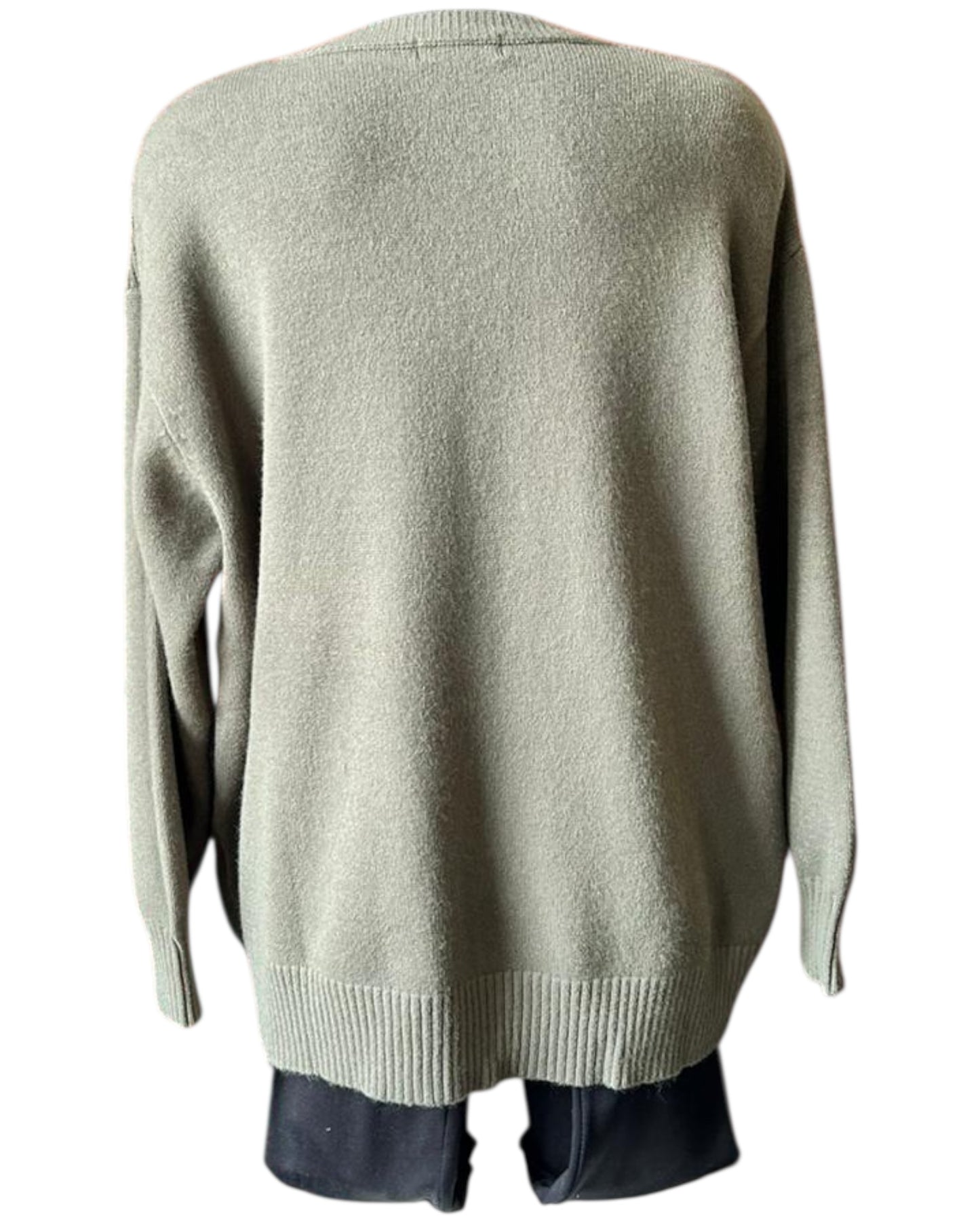 Moira Argyle stitch detail jumper - khaki