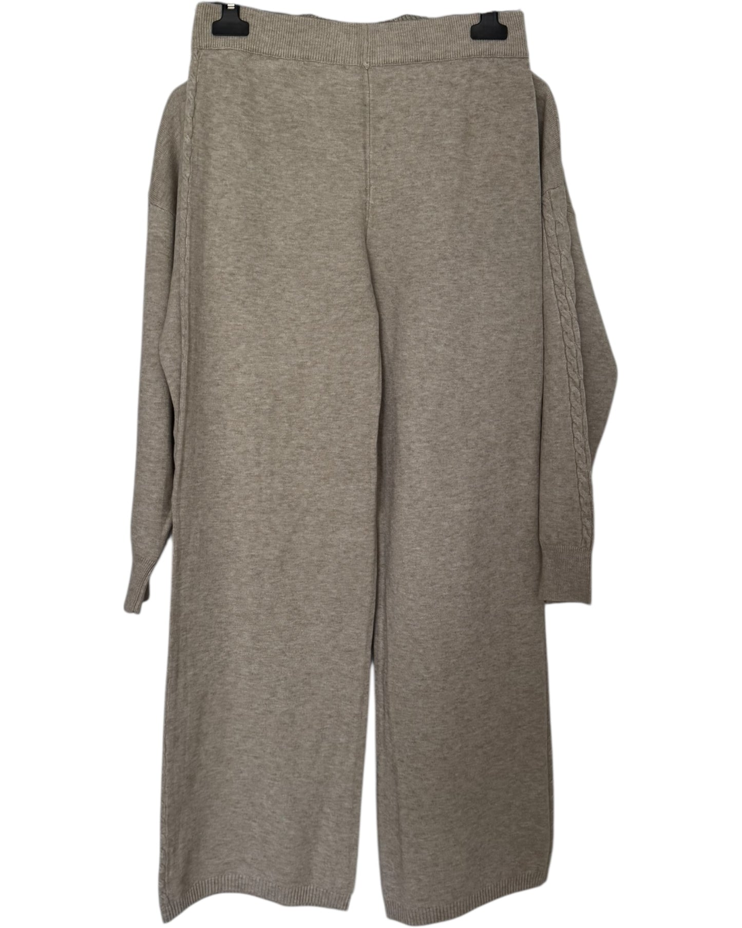 Amelia cable side coord trouser suit - Beige