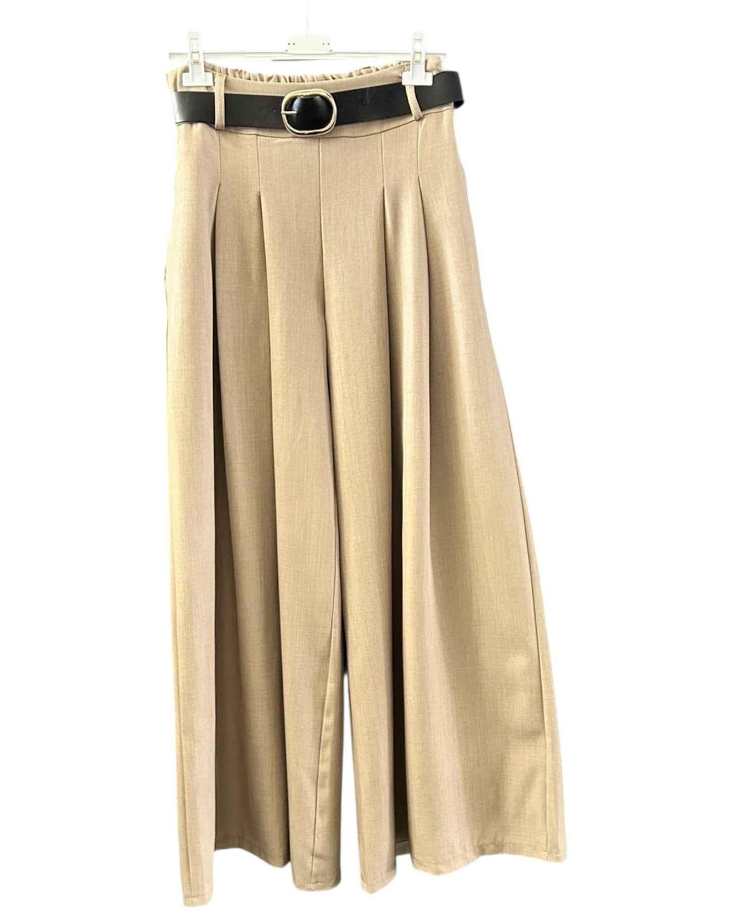 Charlie wide leg trousers - Taupe
